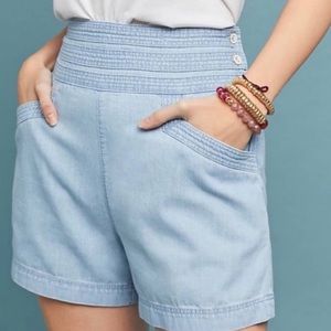 Anthropology Harbor shorts, High waist side buttons Size 6. Never worn